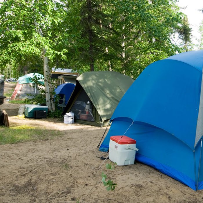 tente camping lac flamand
