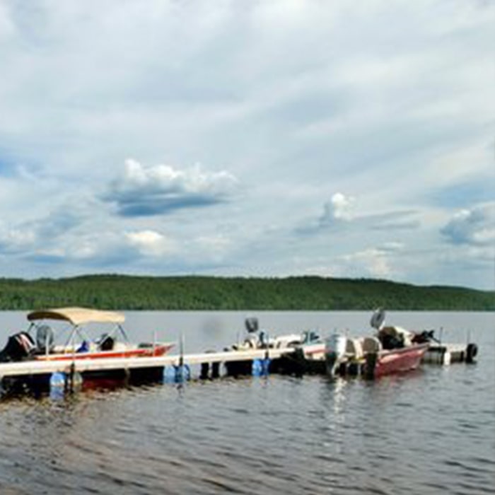 bateau camping lac flamand
